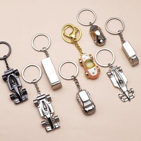 Promotionele metalen sleutelhanger met logo bedrukken