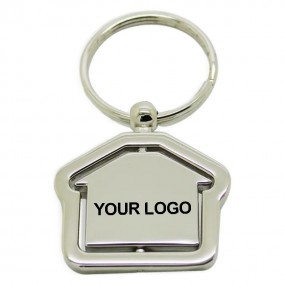 Metalen sleutelhanger met logo bedrukken vanaf 100 stuk...