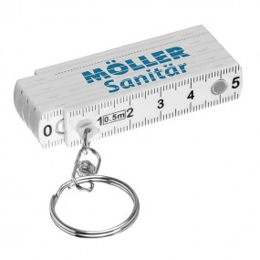 Duimstok sleutelhanger bedrukken met logo | opvouwbare ...