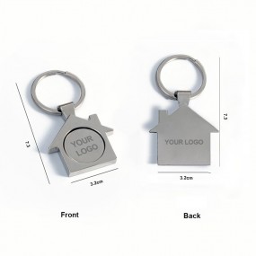 Metalen winkelwagenmunt met logo | Relatiegeschenk bedr...