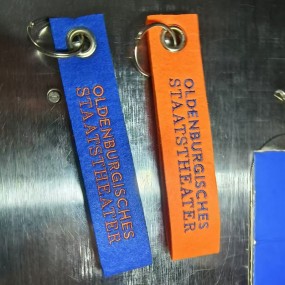 Vilten sleutelhangers met eigen logo | duurzaam relatie...