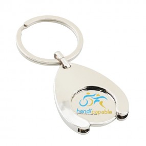 Sleutelhanger met winkelwagenmunt bedrukken vanaf 100 s...