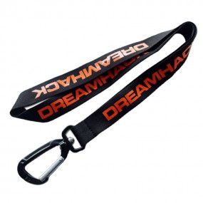 Korte lanyard sleutelhanger bedrukken | met karabijnhaa...