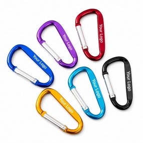 Karabijnhaak sleutelhangers bedrukken met logo