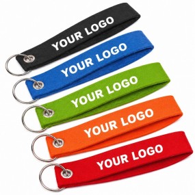 Vilten sleutelhanger bedrukken | promotieartikel voor b...