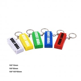 Duimstok sleutelhanger bedrukken met logo | opvouwbare ...