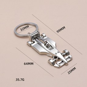 Custom made metalen sleutelhanger met logo