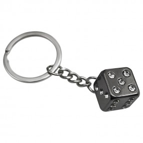 Metalen sleutelhanger op maat gemaakt met eigen logo