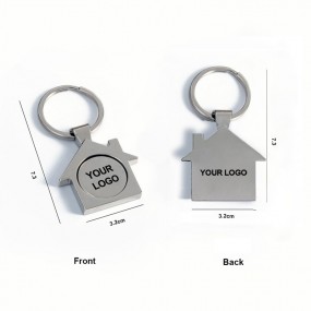 Metalen winkelwagenmunt met logo | Relatiegeschenk bedr...